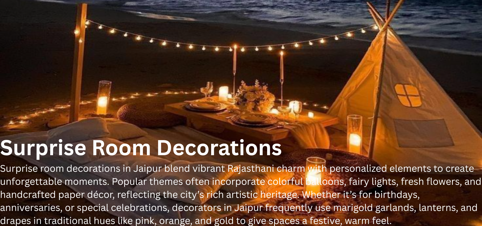 Surprise Room Decorations