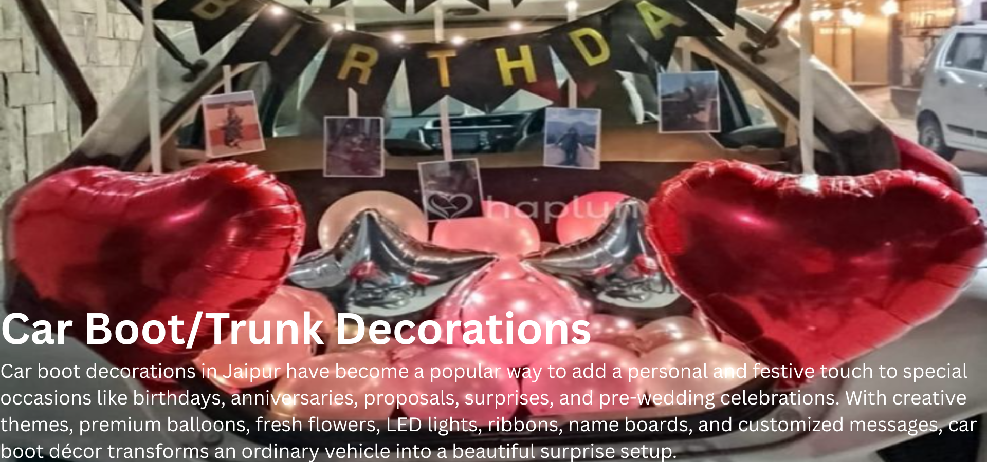 Car Boot Birthday Decorations